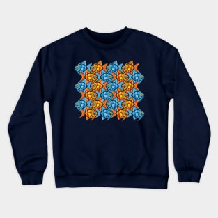 Angelfish Tessellation Crewneck Sweatshirt